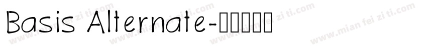 Basis Alternate字体转换